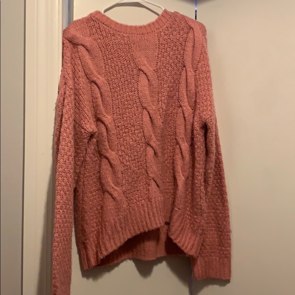 Cozy cable knit sweater, medium